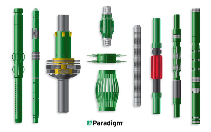 drilling tools 3d illustration