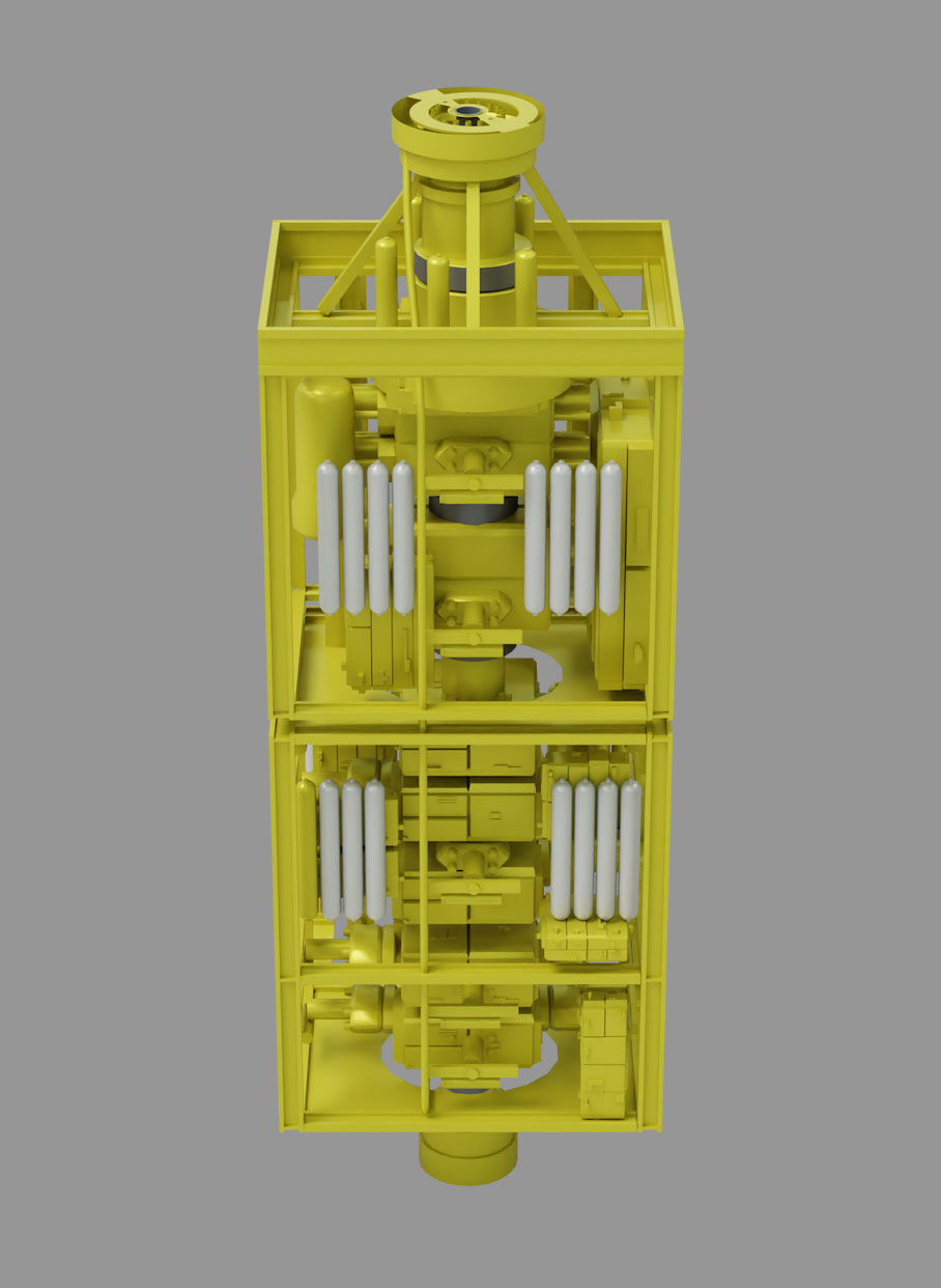 Subse BOP 3d illustration