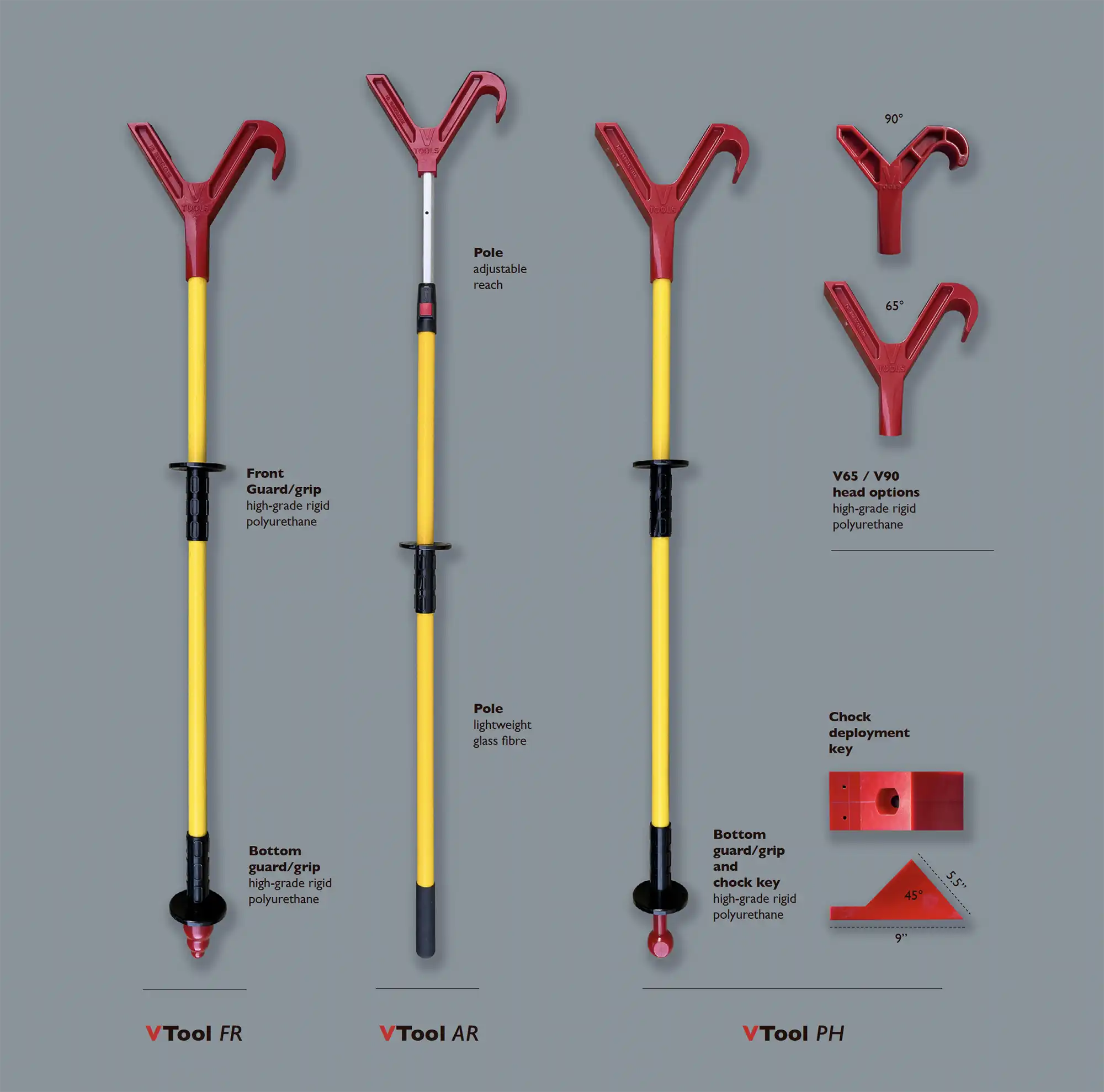 branded VTOOLS safety tool range