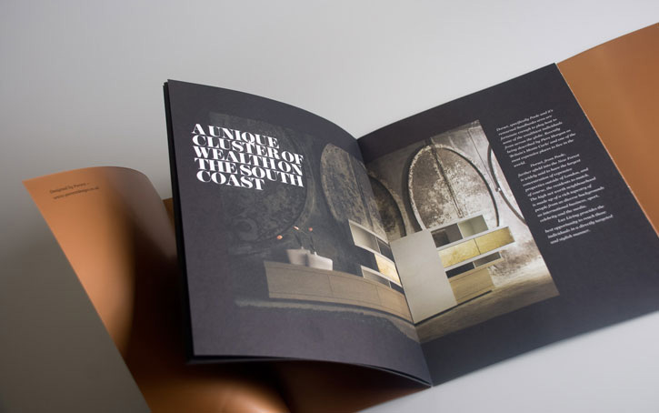 brochure spread inside design