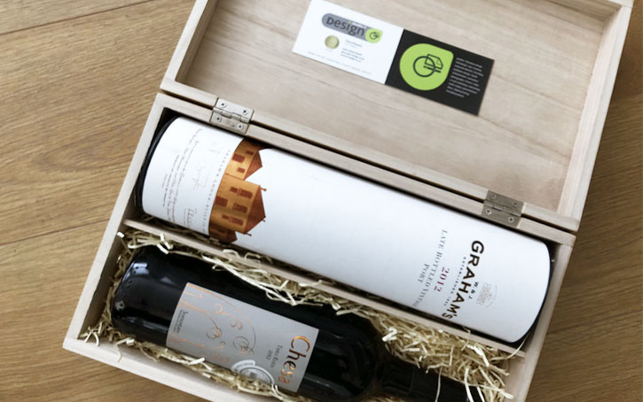 branded wine box