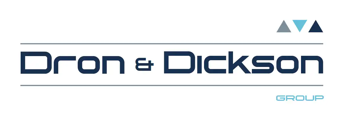 dron and dickson logo on office building