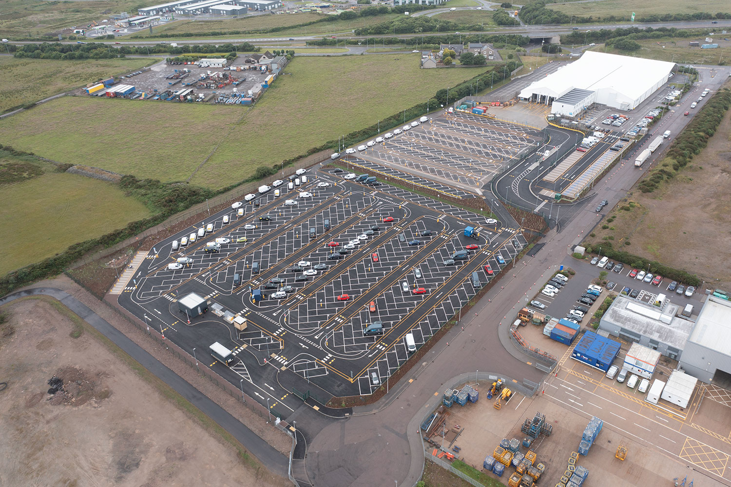 drone still photo for company presentation