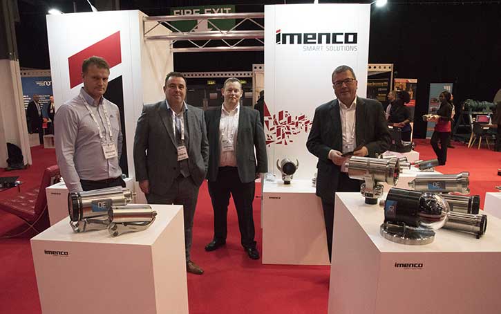 Imenco stand and staff