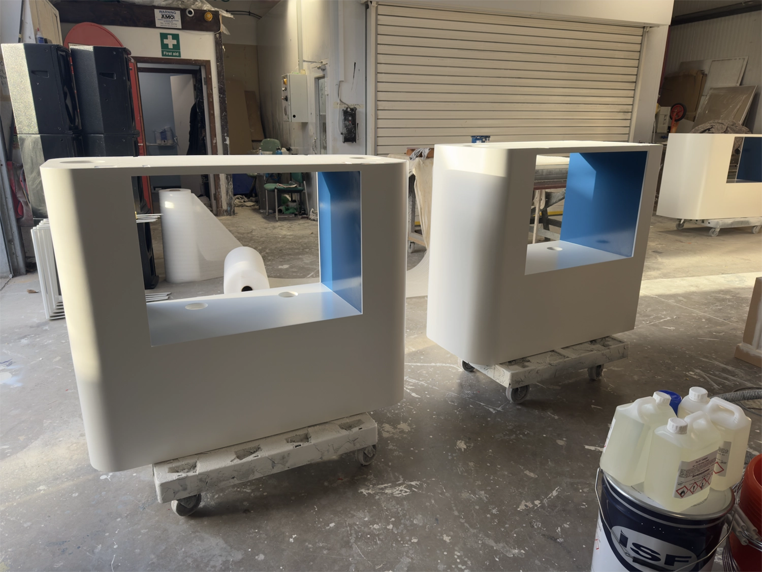 Surface preparation and spray painting