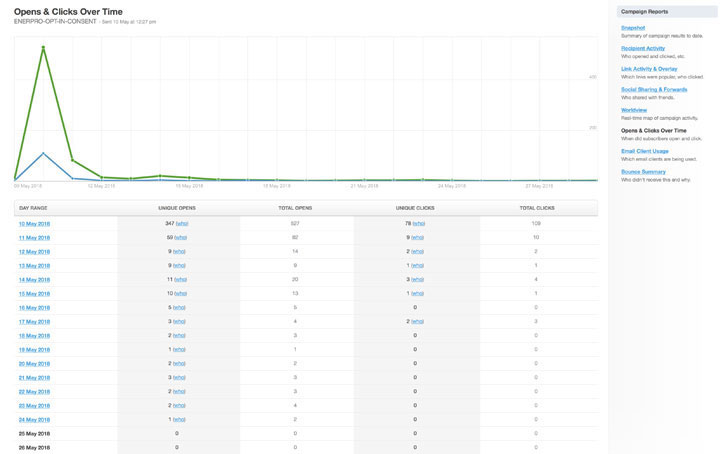 marketing online report