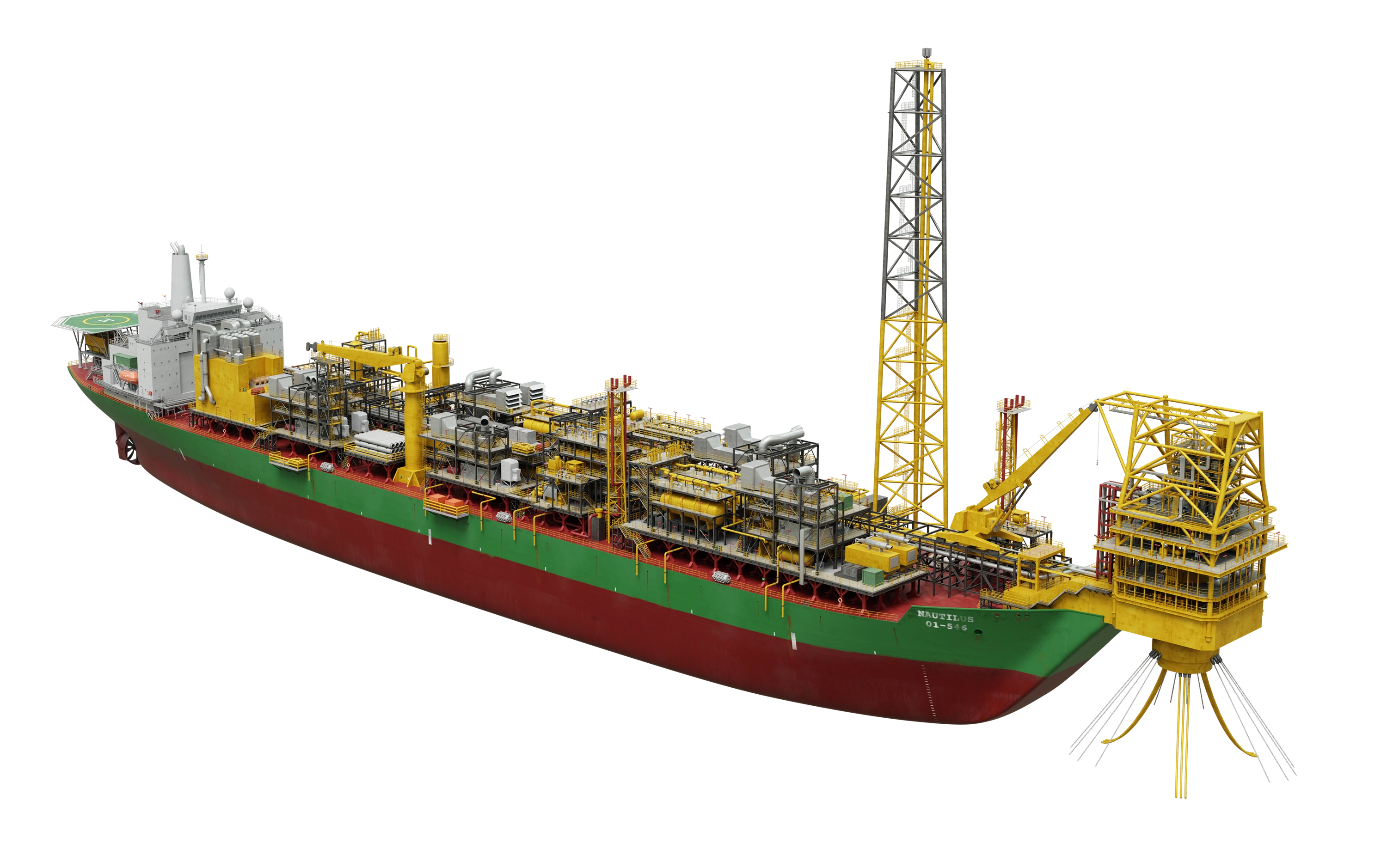 FPSO offshore vessel illustration