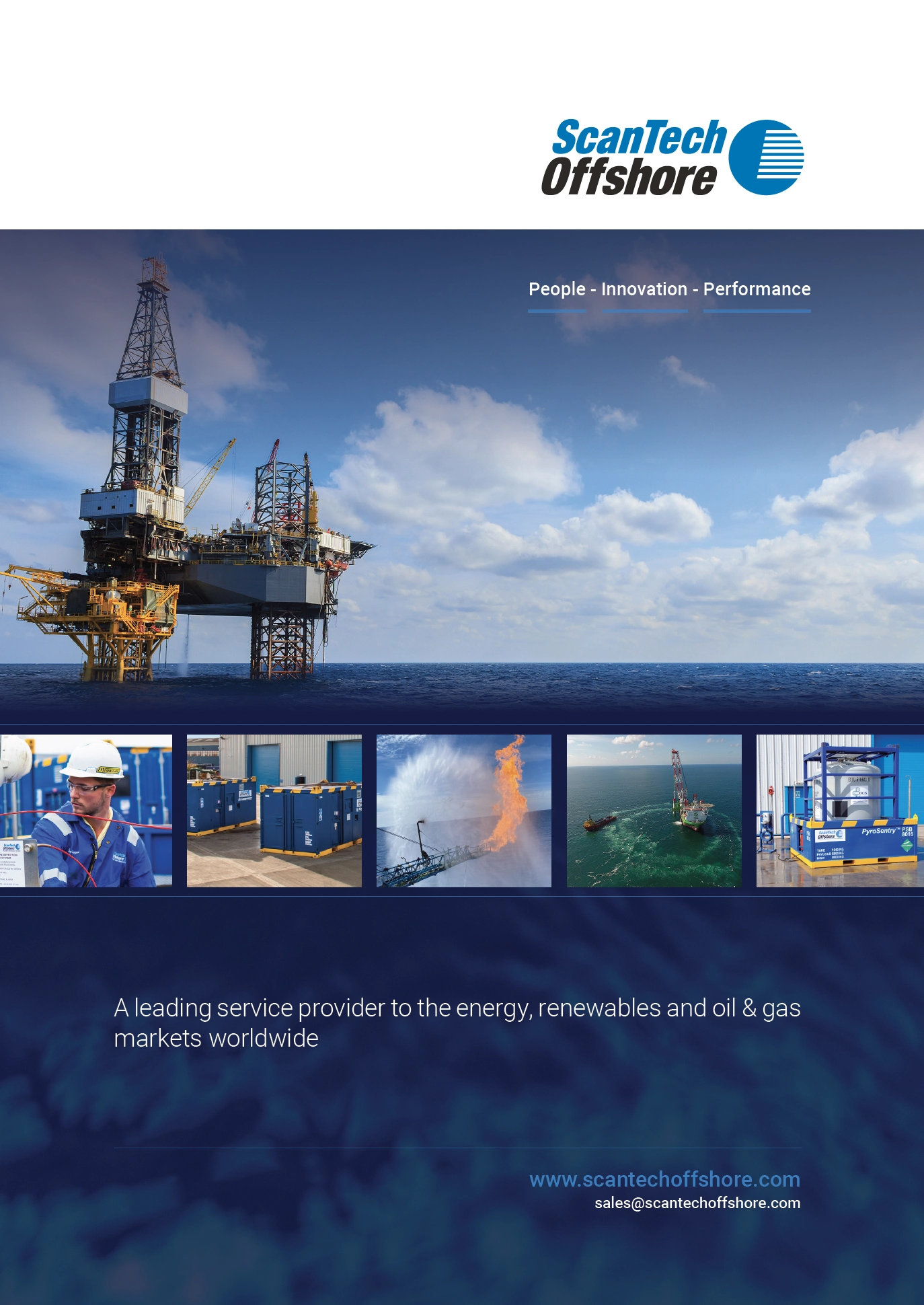 Services brochure for Scantech Aberdeen