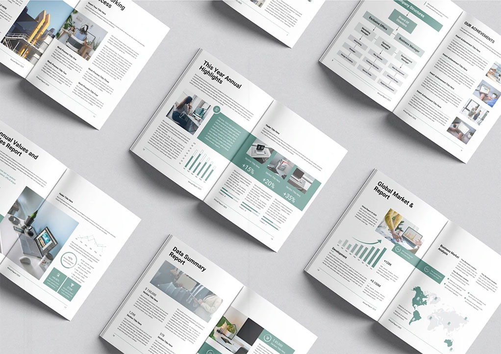 annual report litho printing