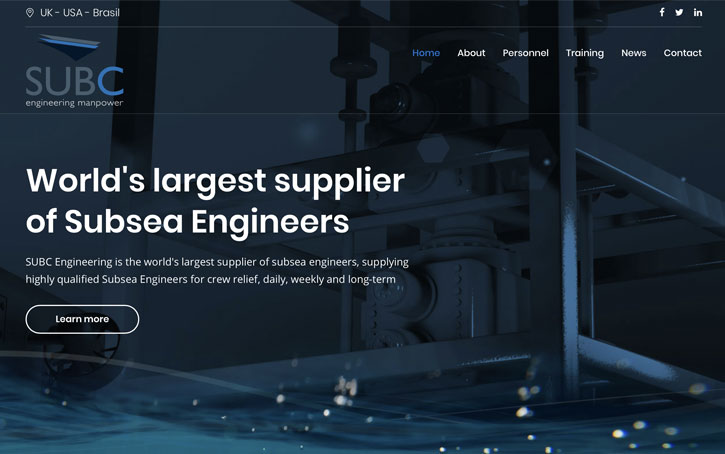 website design for Aberdeen company