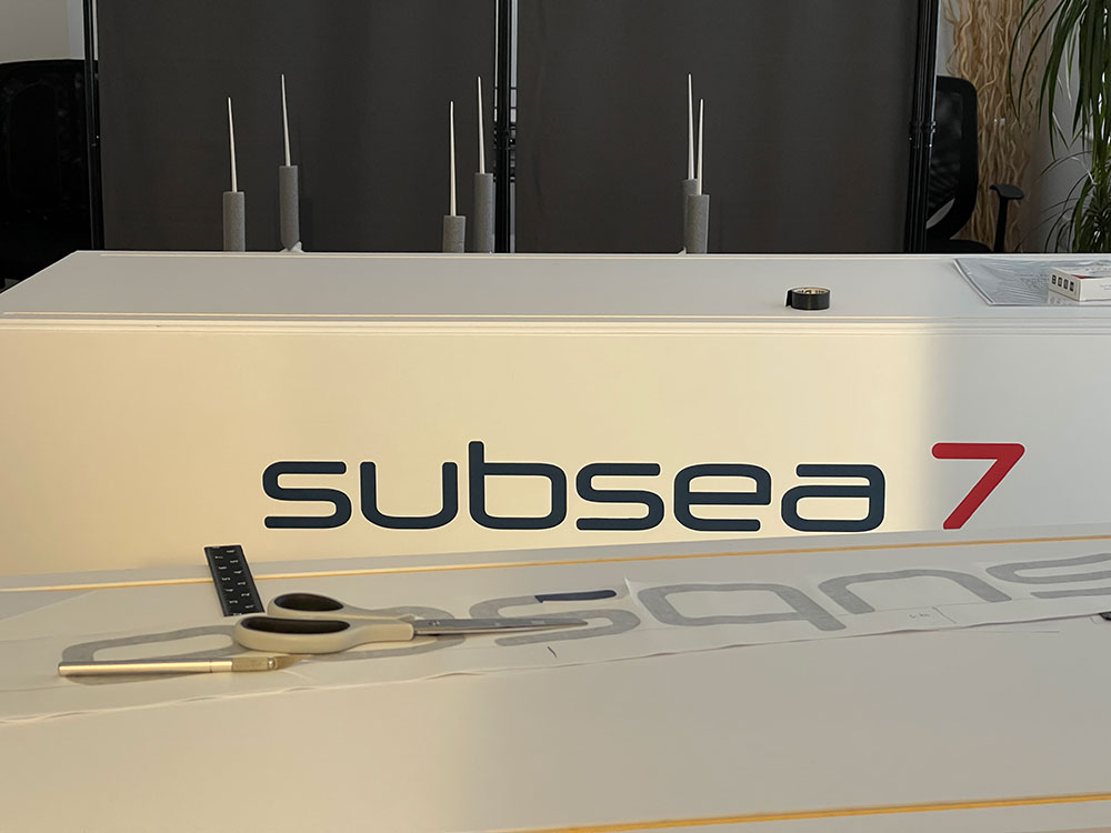 Subsea7 plinth branding